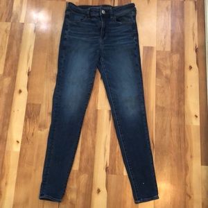 American Eagle High-Rise Jeggings, Size 8 long